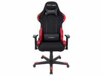 DXRACER Gaming-Stuhl "FD01" Stühle Gr. Stoff, Stahl, schwarz (schwarz, rot, schwarz,