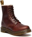 Schn&uuml;rboots DR. MARTENS "1460 Serena", Damen, Gr. 41, Warmfutter, braun (cognac),
