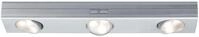 PAULMANN Unterschrankleuchte "LED Jiggle 3er-Spot dimmbar batteriebetrieben", grau