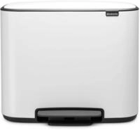 Brabantia M&uuml;lleimer "Bo Treteimer, 11 + 23L" sanft schlie&szlig;ender Deckel, mit