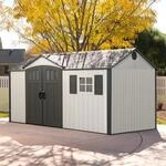 Lifetime Ger&auml;tehaus "Texas" Kunststoff, inkl. Fu&szlig;boden, Regale und Werkzeugtasche