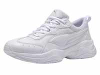 Sneaker PUMA "CILIA" Gr. 37,5, bunt (puma white, gray violet, puma silver) Schuhe