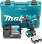 Makita Akku-Bohrschrauber "12V DF333DSAE" mit 2 Akkus 12V/2,0 Ah, Ladeger&auml;t und