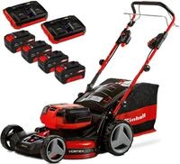 Einhell Akkurasenm&auml;her "GP-CM 36/47 S HW Li (4x4,0Ah)" mit Radantrieb, 4 Akkus...