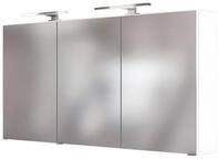 welltime Spiegelschrank "Baabe" 120 cm breit, inkl. Beleuchtung, Schalter und