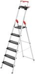Hailo Stehleiter "L100 TopLine" Alu-Sicherheits-Stehleiter 6 Stufen