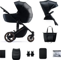 Kinderkraft Kombi-Kinderwagen "PRIME 3 2in1" 22 kg venezian schwarz Kinder