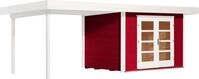 weka Gartenhaus "Designhaus 126 Plus" mit Anbaudach