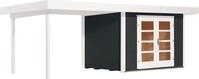 weka Gartenhaus "Designhaus 126 Plus" mit Anbaudach