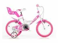 Kinderfahrrad DINO "Mädchenfahrrad 14 Zoll" Fahrräder Gr. 25 cm, 14 Zoll...