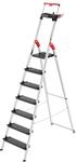 Hailo Stehleiter "L100 TopLine" Alu-Sicherheits-Stehleiter 7 Stufen