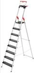 Hailo Stehleiter "L100 TopLine" Alu-Sicherheits-Stehleiter 8 Stufen