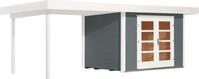 weka Gartenhaus "Designhaus 126 Plus" mit Anbaudach