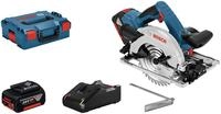 Bosch Professional Akku-Handkreiss&auml;ge "GKS 18V-57 G" Set, 18 V, 57 mm, inkl. 2 Akkus