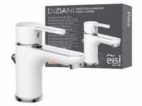 Waschtischarmatur EISL "Diziani" Armaturen Gr. B/H: 5,2 cm x 11,3 cm, weiß (weiß,