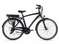 E-Bike ADORE "Versailles" E-Bikes Gr. 54 cm, 28 Zoll (71,12 cm), schwarz (schwarz,