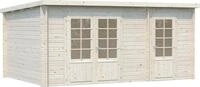 Gartenhaus PALMAKO "Ella", beige (naturbelassen), ohne Fu&szlig;boden, ohne