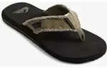 Zehentrenner QUIKSILVER "MONKEY ABYSS", Herren, Gr. 46, bunt (schwarz, ocker),
