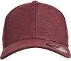 Flex Cap FLEXFIT "Flexfit Unisex Flexfit Natural Melange", Gr. S/M, burgundy, 98%