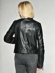Lederjacke MAZE "Grenada", Damen, Gr. XL, schwarz, Obermaterial: 100% Lammleder.