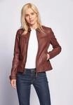 Lederjacke MAZE "31Ryana", Damen, Gr. XS, rot (oxblood), Obermaterial: 100%