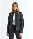 Lederjacke MAZE "Marcie", Damen, Gr. XXL, schwarz, Obermaterial: 100% Lammleder.