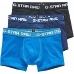 Trunk G-STAR "Classic Boxershorts Color 3 Pack", Herren, Gr. XS, blau (lt nassau