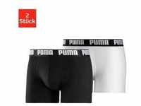 Boxer PUMA Gr. M, 2 St., schwarz-weiß (schwarz, weiß) Herren Unterhosen Puma