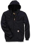 Funktions-Kapuzensweatjacke CARHARTT "Sweat", Herren, Gr. S, schwarz, Obermaterial: