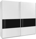 Schwebet&uuml;renschrank WIMEX "Bramfeld Kleiderschrank", schwarz (wei&szlig;, absetzung