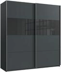 Wimex Schwebet&uuml;renschrank "Bramfeld Kleiderschrank" mit Glaselementen und