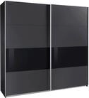 Wimex Schwebet&uuml;renschrank "Bramfeld Kleiderschrank" mit Glaselementen und