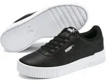 Sneaker PUMA "CARINA L", Damen, Gr. 42, schwarz-wei&szlig; (puma schwarz, puma wei&szlig;, puma