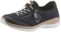 Rieker Slip-On Sneaker Slipper, Schlupfschuh mit Au&szlig;enrei&szlig;verschluss