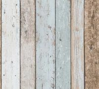 living walls Papiertapete "Il Decoro" Holz gestreift realistisch leicht