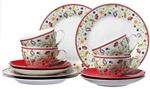Ritzenhoff & Breker Geschirr-Set "Kaffeeservice Shanti Doppio 12er Set bunt"