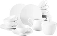 Seltmann Weiden Geschirr-Set "Teeservice Life Wei&szlig; 20er Set wei&szlig;"