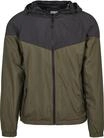Allwetterjacke URBAN CLASSICS "Urban Classics Herren 2-Tone Tech Windrunner", Herren,