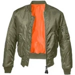 Anorak BRANDIT "Brandit Herren MA1 Bomber Jacket", Herren, Gr. 3XL, olive, 100%