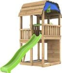 Spielturm JUNGLE GYM "Jungle Barn", bunt (natur, gr&uuml;n, rot), Spielt&uuml;rme,
