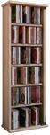 VCM Media-Regal "Holz CD DVD Stand Regal Schrank Vetro Glast&uuml;r" 1 Stk. tlg.