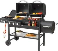 El Fuego Gasgrill "Sierra" Gas- und Holzkohlekombination, BxTxH: 173,5x60x117,5 cm