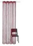 Fadenvorhang WECKBRODT "Leon" Gr. 1, rot (bordeaux), B:98cm H:240cm, Polyester,