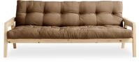 Karup Design Schlafsofa "Grab, inkl. Futonmatratze - aus massivem Kieferholz, 130x190