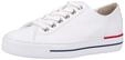 Sneaker PAUL GREEN "Paul Green Sneaker Glattleder", Damen, Gr. 40,5, wei&szlig;,