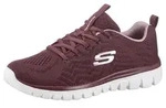 Sneaker SKECHERS "Graceful - Get Connected", Damen, Gr. 39, rot (bordeaux), Textil,