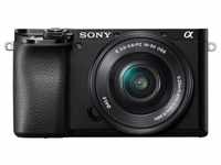 SONY Systemkamera "Alpha 6100 Kit mit SELP1650" Fotokameras schwarz Systemkameras