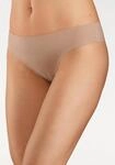 Slip SCHIESSER "Invisible Light", Damen, Gr. 42, beige, Single Jersey, Obermaterial:
