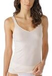 Mey Tanktop "Noblesse" schmale Passform, breite Tr&auml;ger, tiefer V-Ausschnitt