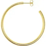 Paar Creolen THOMAS SABO "Chunky gro&szlig;", gold (gelbgoldfarben), Ohrringe, Damen,